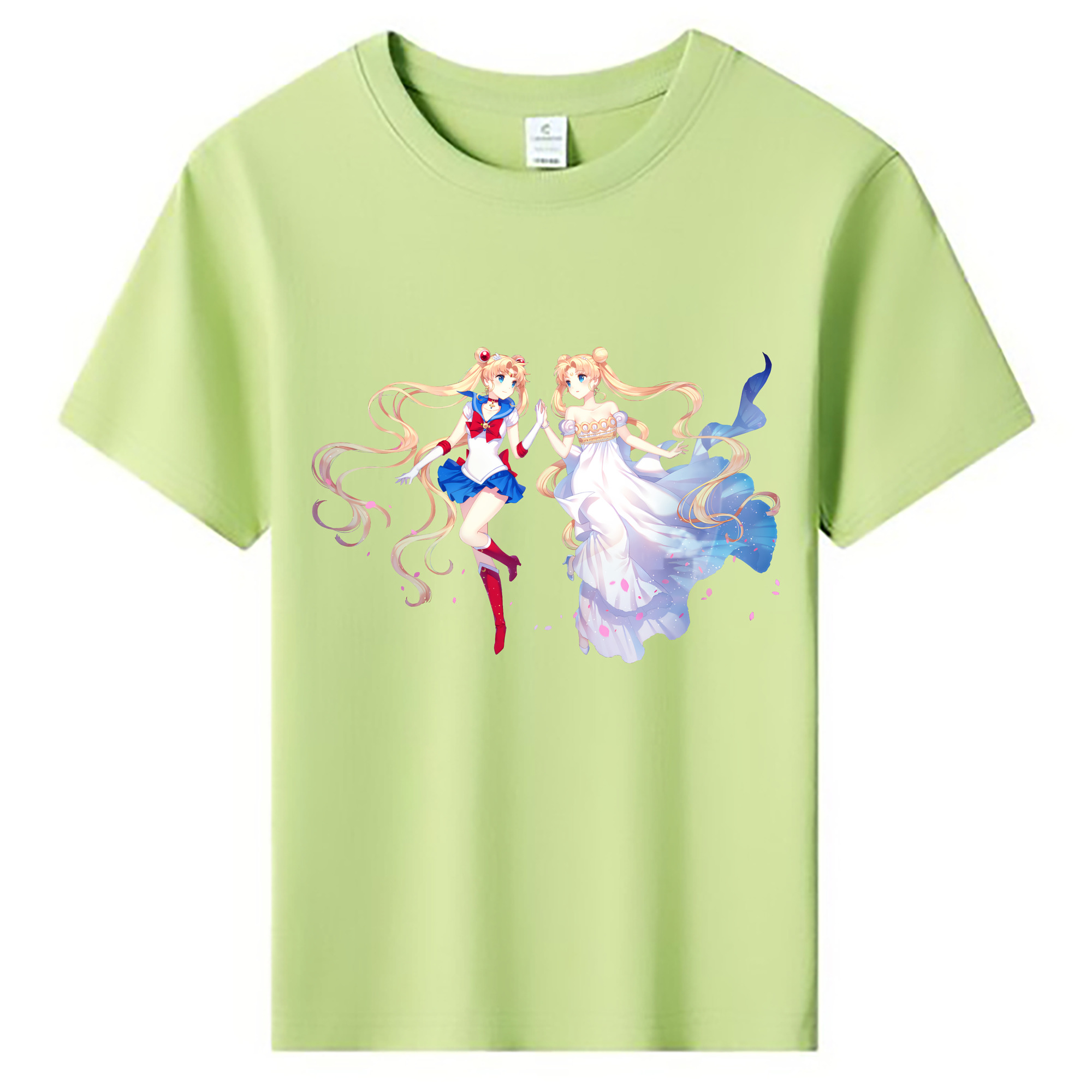 （画像用） 美少女戦士セーラームーン 月野 うさぎ つきの うさぎ Sailor Moon Tsukino Usagi 綿100％キッズTシャツ（フロントプリント）